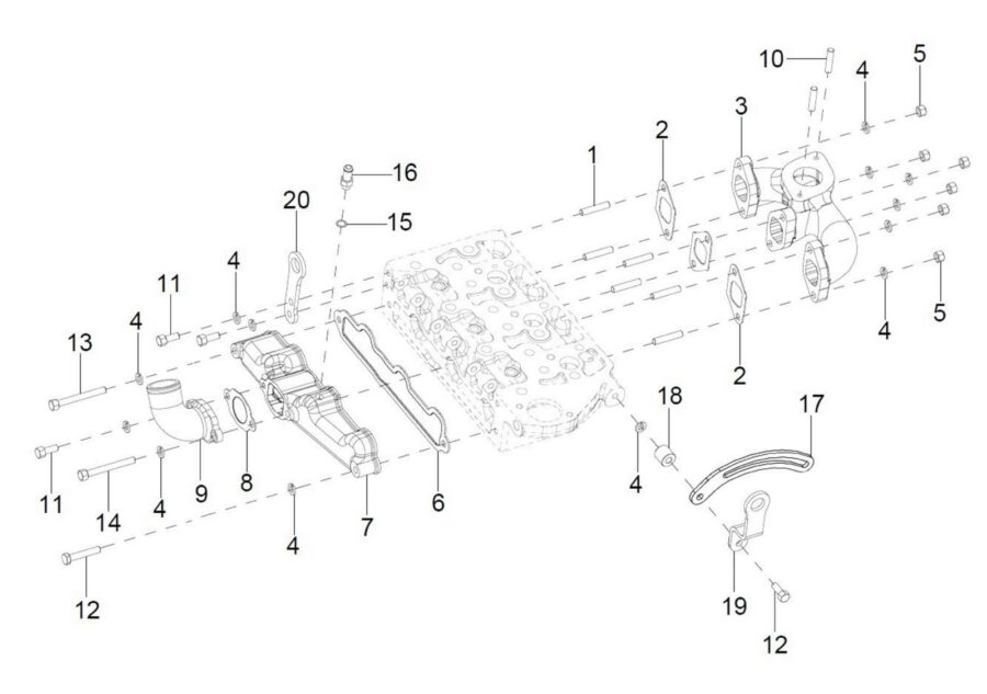 EN-8_INTAKE AND EXHAUST ASSY