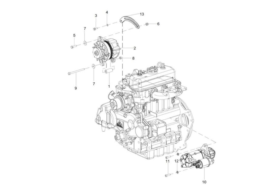 EA-8_ALTERNATOR & STARTER ASSY
