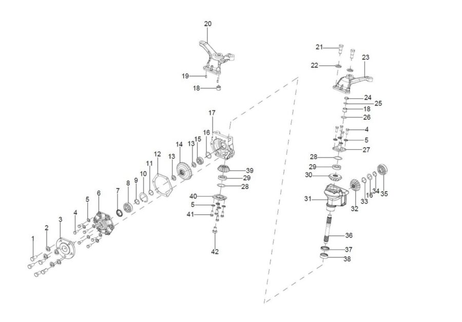 FA-4_STUB AXLE & COVER ASSY