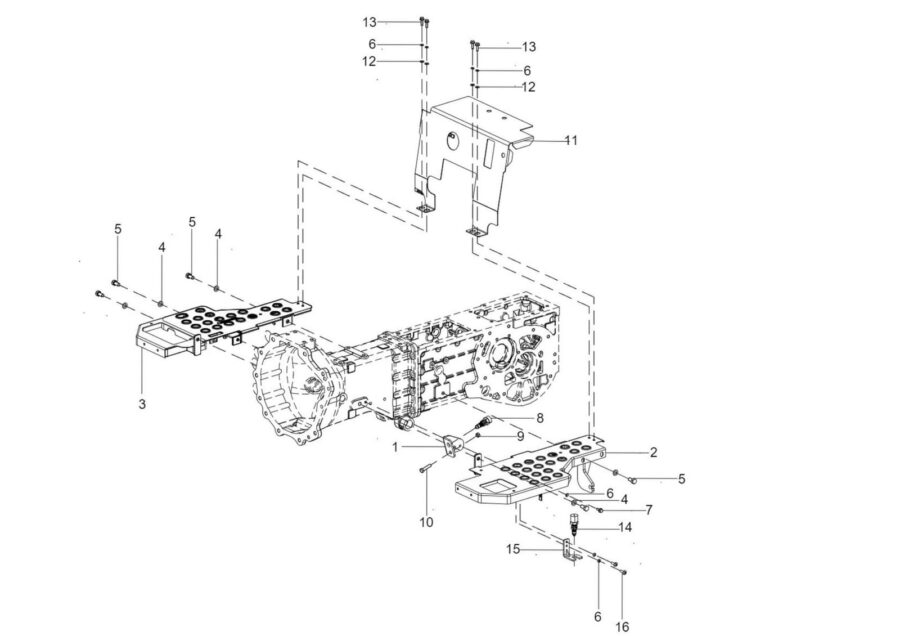 SM-8_FLOOR & PARKING BRAKE ASSY.