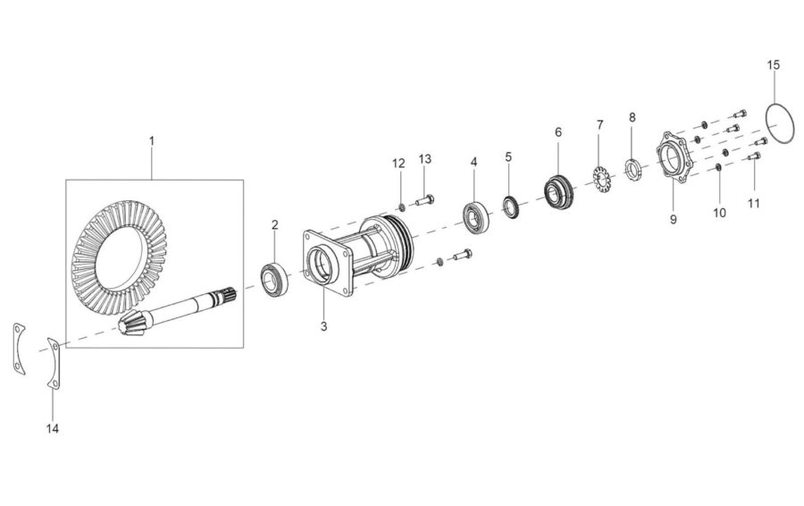 FA-11_TAIL PINION ASSY. (PADDY)