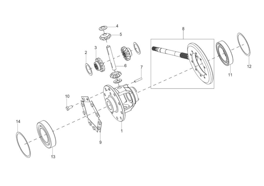 FA-4_FRONT AXLE CAGE ASSY