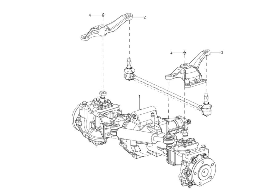 FA-8_FRONT AXLE STEERING ASSY