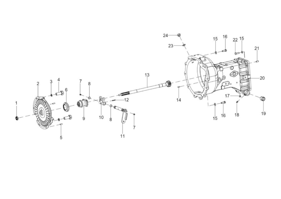 TM-1-2_CLUTCH & PROPELLER SHAFT ASSY