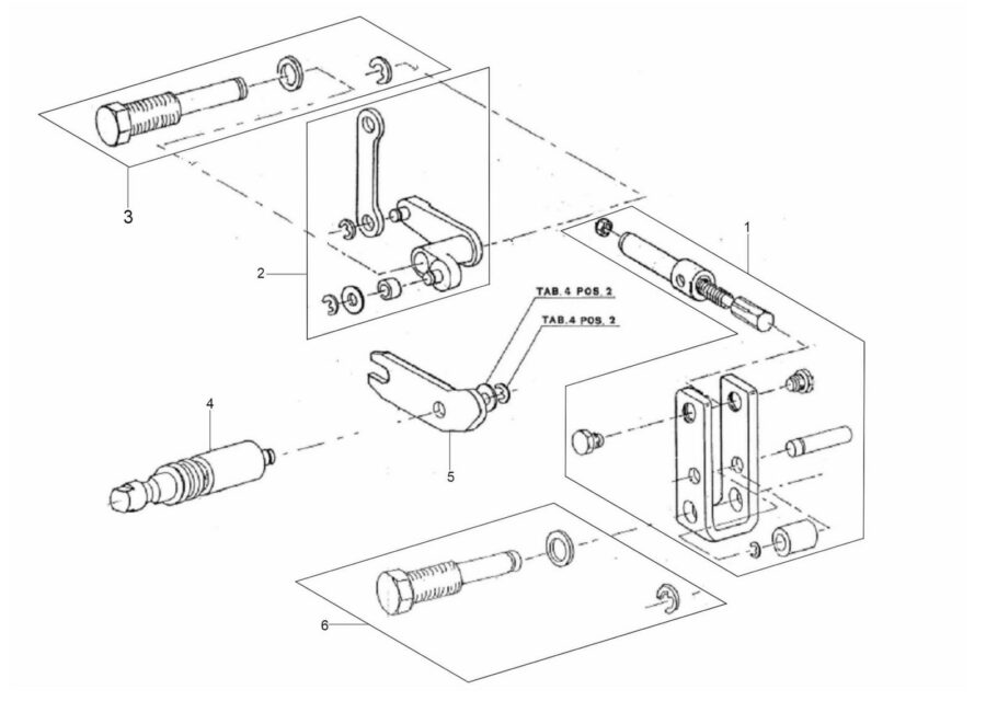 HY-6_INTERNAL LEVERS ASSY (10051219)