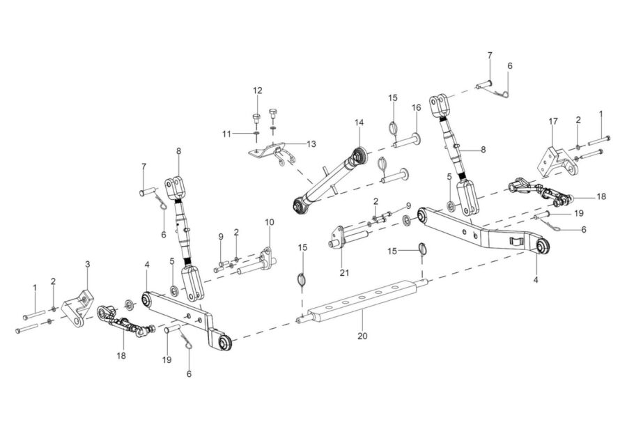 HY-6_THREE POINT LINKAGES ASSY.