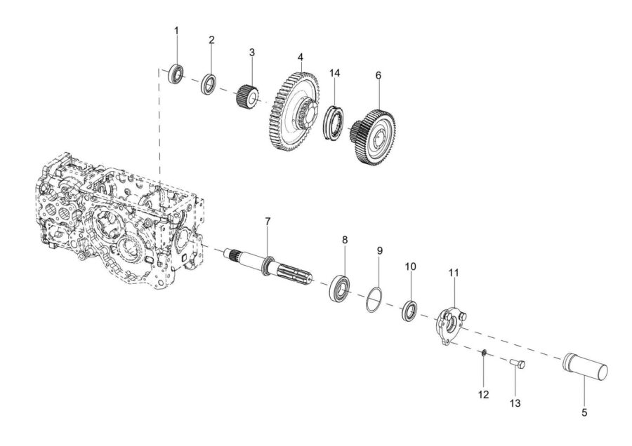 TM-24_REAR PTO OUTPUT SHAFT ASSY.