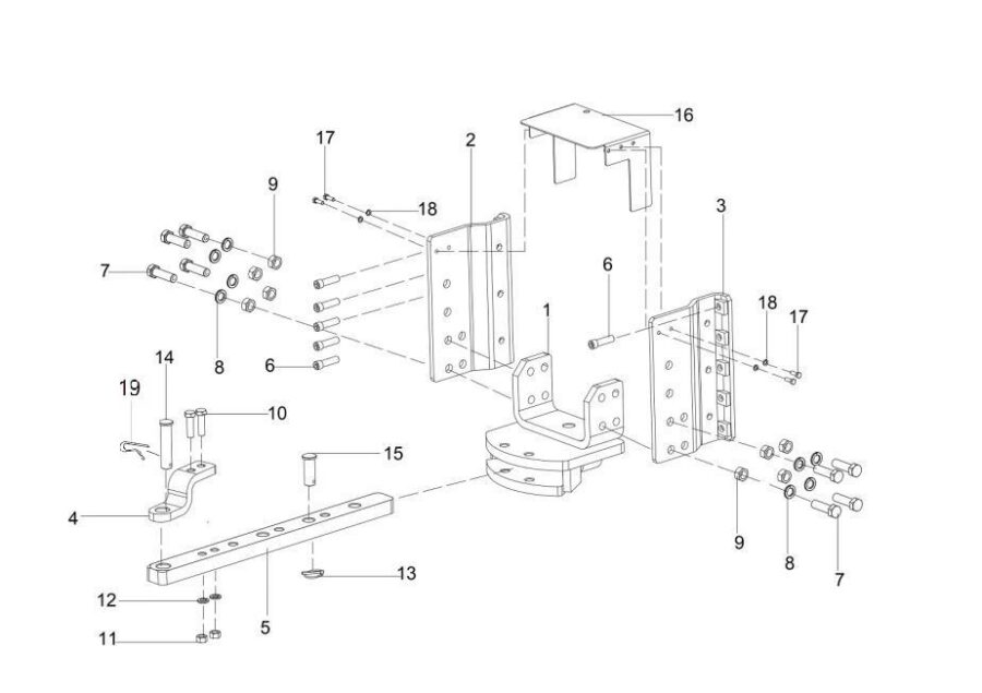 HY-18_SWINGING DRAWBAR ASSY