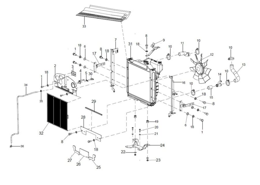 EA-8_RADIATOR ASSY CABIN