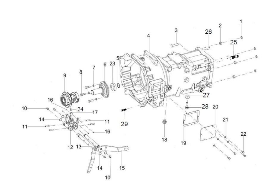 TM-1_CLUTCH HOUSING ASSY