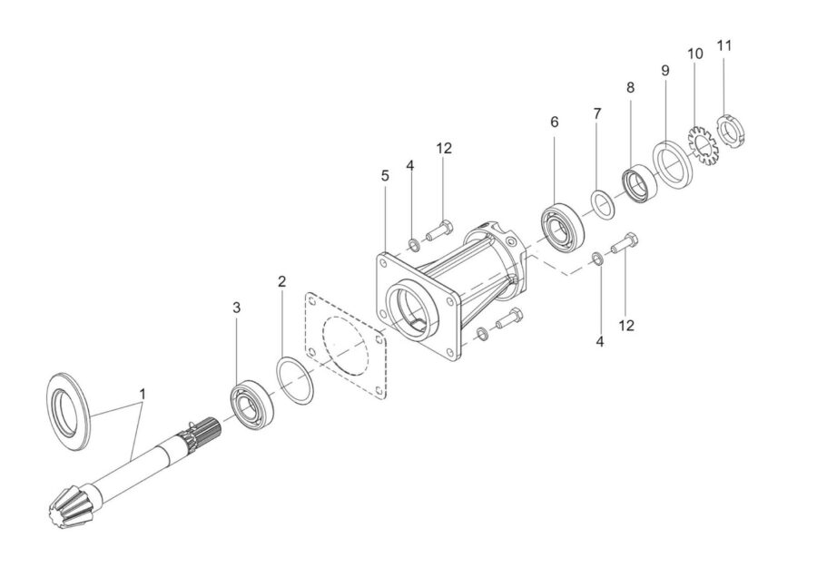 FA-4_TAIL PINION ASSY.