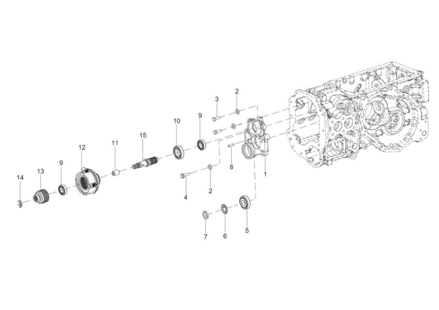 TM-2_WET CLUTCH & BEARING PLATE ASSY.