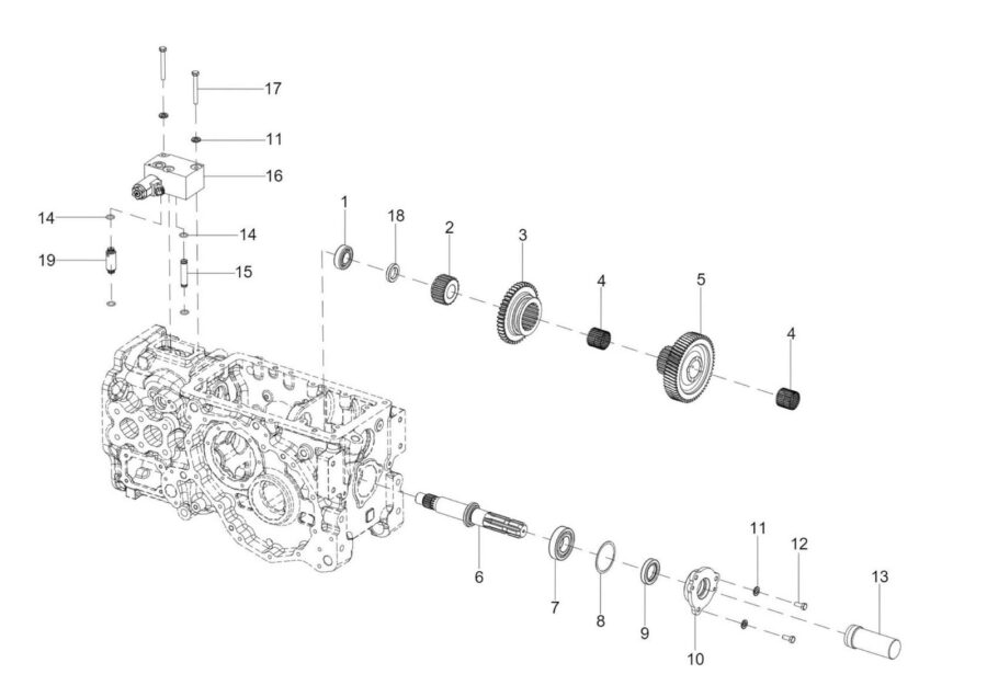 TM-18_REAR PTO SHAFT ASSY.