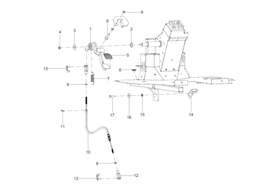 BC-3_BRAKE PEDAL ASSY.