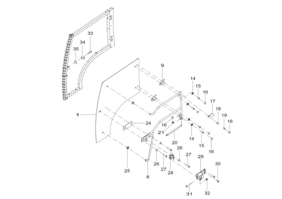 CB-4-2_DOOR GLASS RH