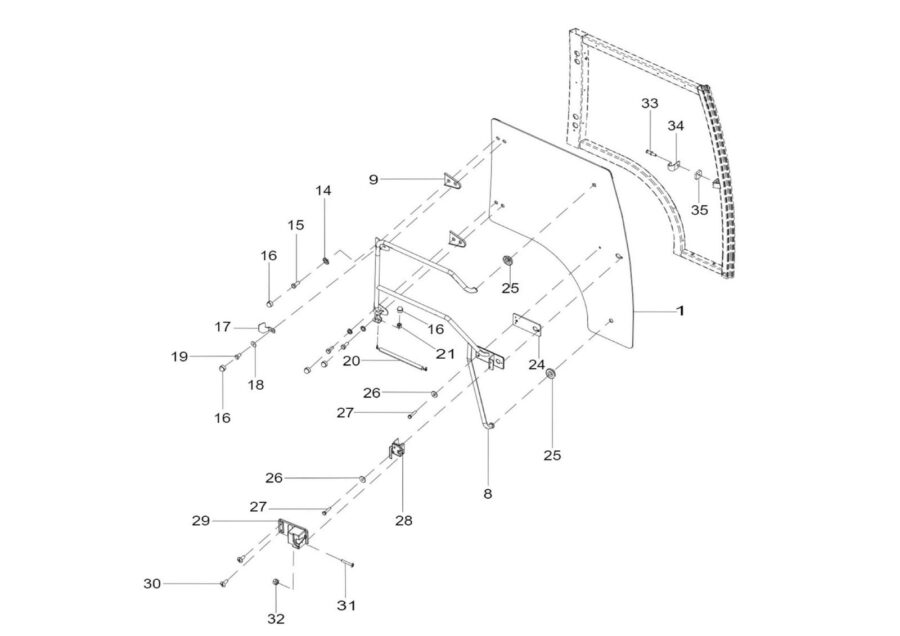 CB-5-2_DOOR GLASS LH