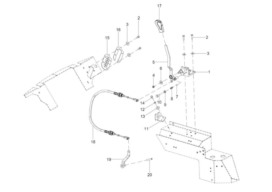 CB-35_PTO LEVER (HEATER ONLY)