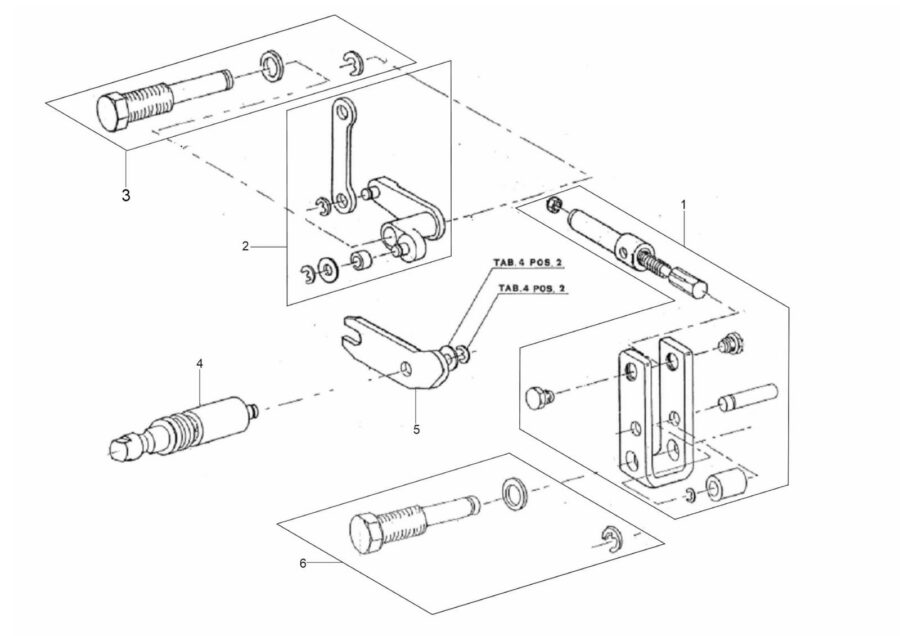 HY-4_INTERNAL LEVERS ASSEMBLY