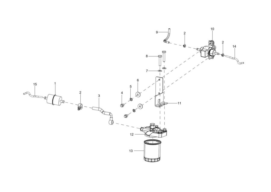EA-8_FUEL PIPES ASSEMBLY (STRAINER TO FEED PUMP)
