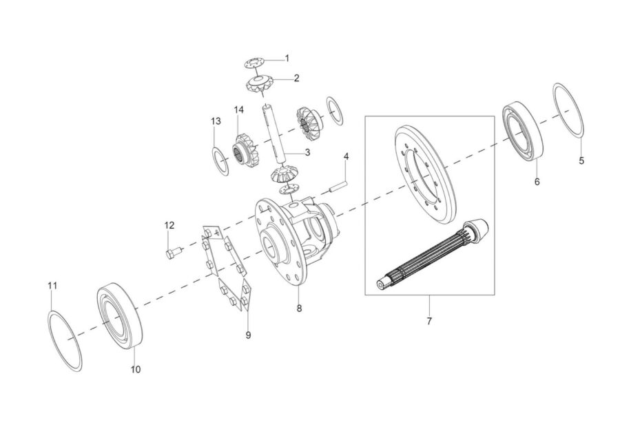 FA-4_FRONT AXLE CAGE ASSEMBLY