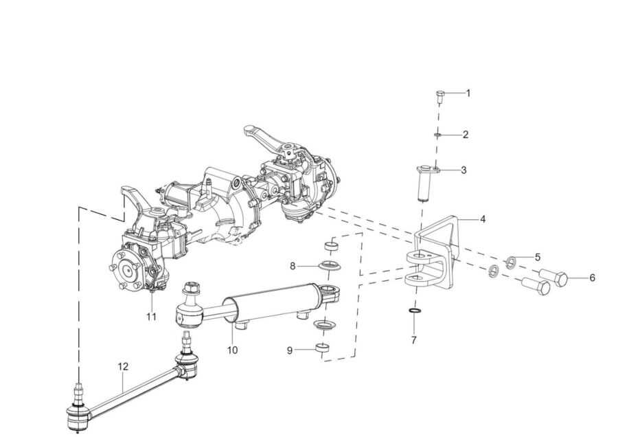 FA-8_STEERING CYLINDER ASSEMBLY