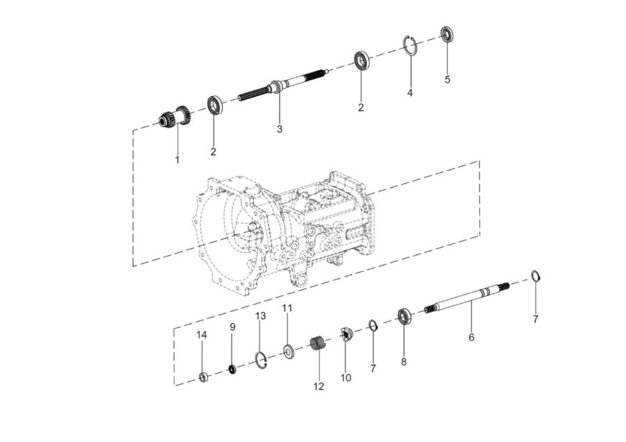 TM-16_INPUT, CLUSTER & PTO COUPLER ASSEMBLY