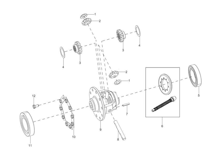 TM-25_DIFFERENTIAL CAGE SUB ASSEMBLY