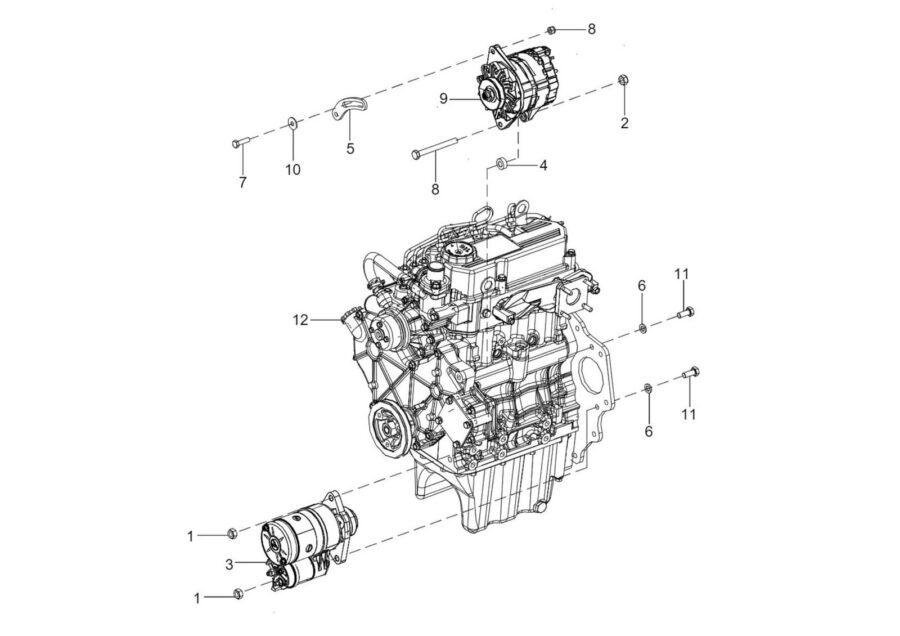 EL-2-10_ENGINE ELECTRICALS (WITH HEATER)