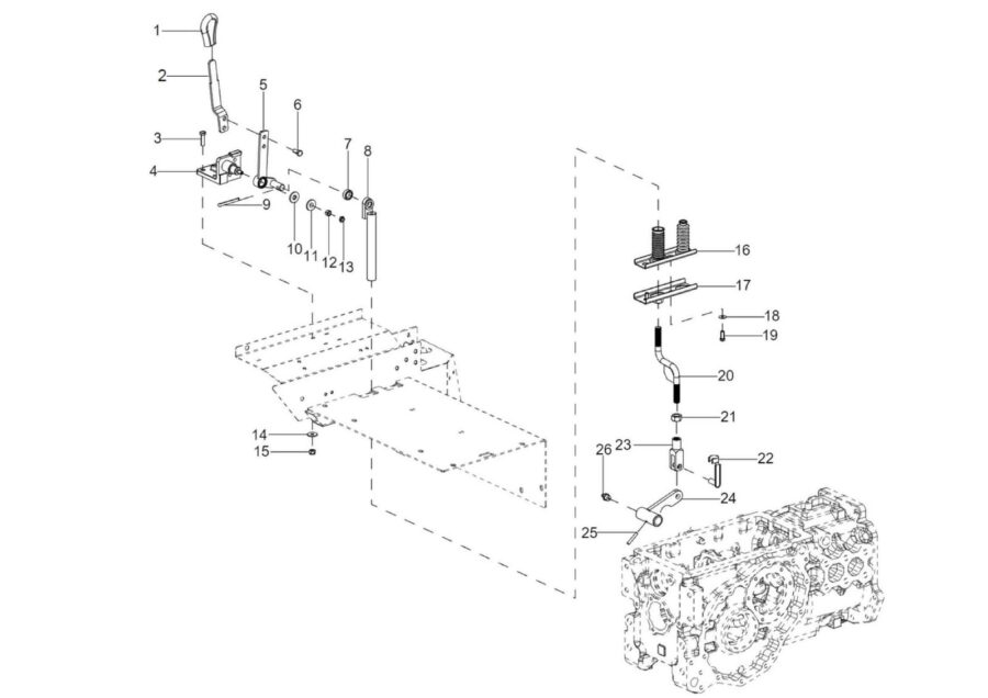 BC-7_PTO LEVER SHAFT