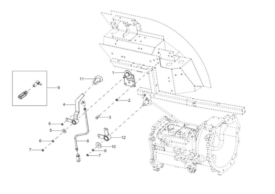BC-18_SHUTTLE LEVER ASSEMBLY (WITH HEATER)