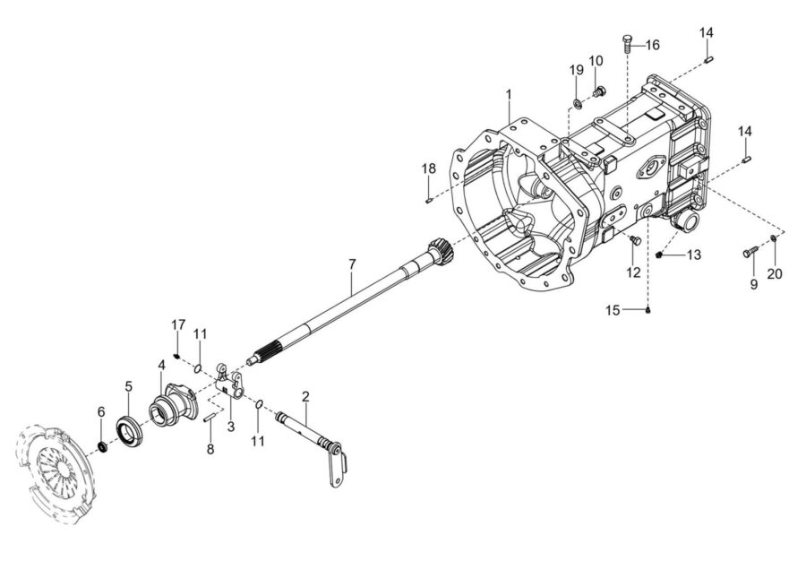 TM-1_CLUTCH HOUSING ASSEMBLYM
