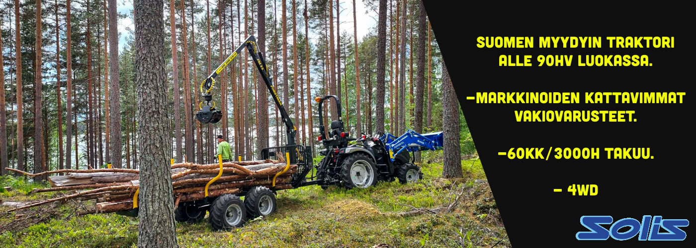Suomen myydyin traktori alle 90 hv luokassa – kattavimmat vakiovarusteet, 60 kk / 3000 h takuu, 4WD