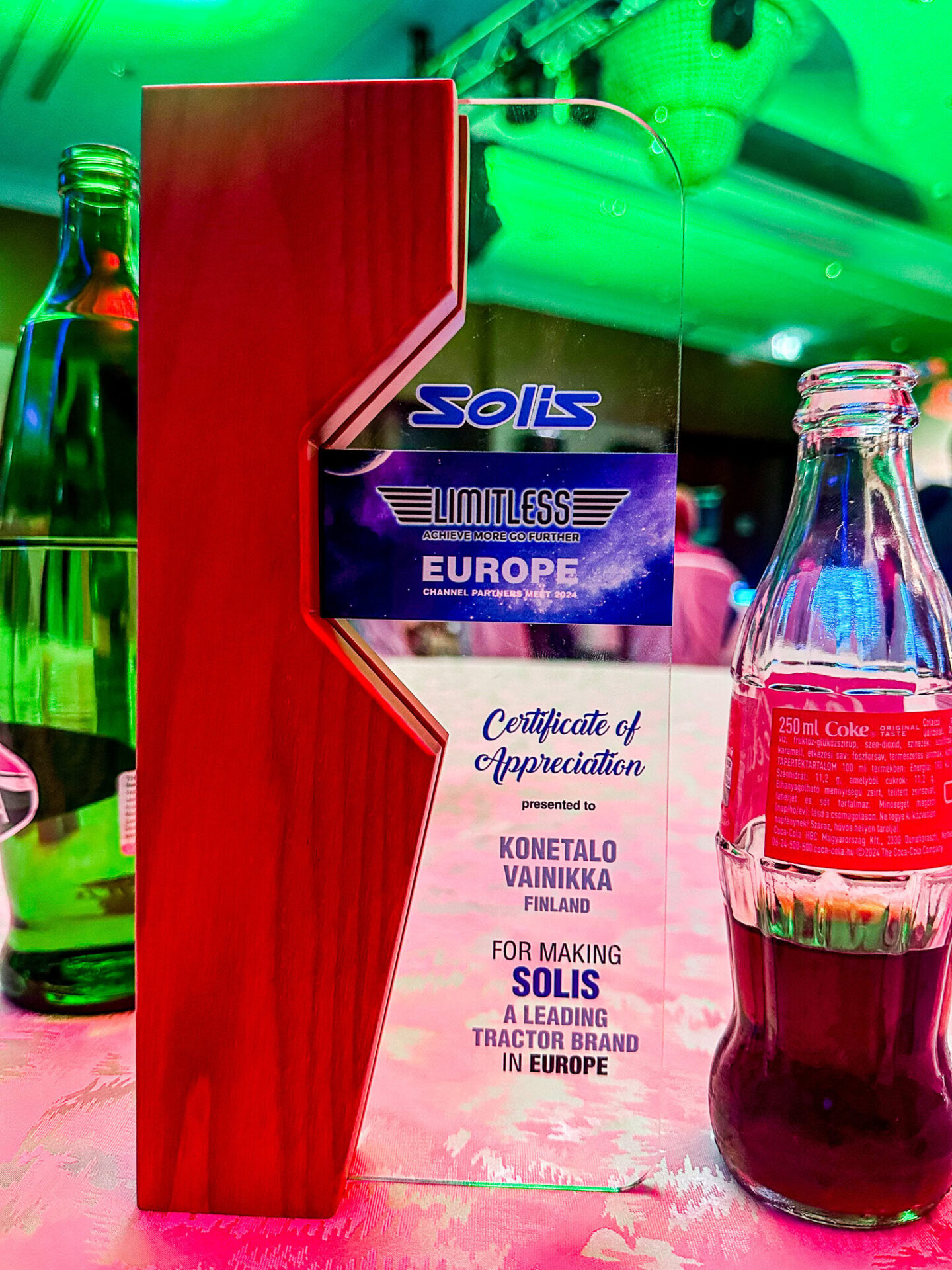 Solis Limitless -palkinto Budapestin kongressista